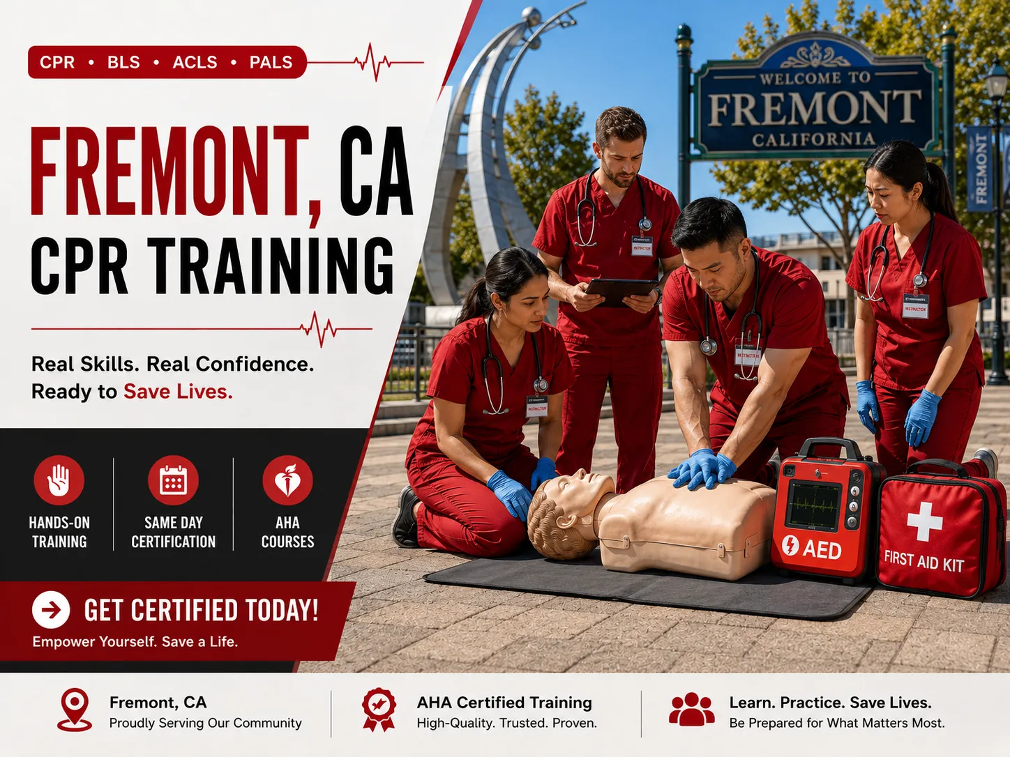 CPR training for community and healthcare workers in Fremont, CA