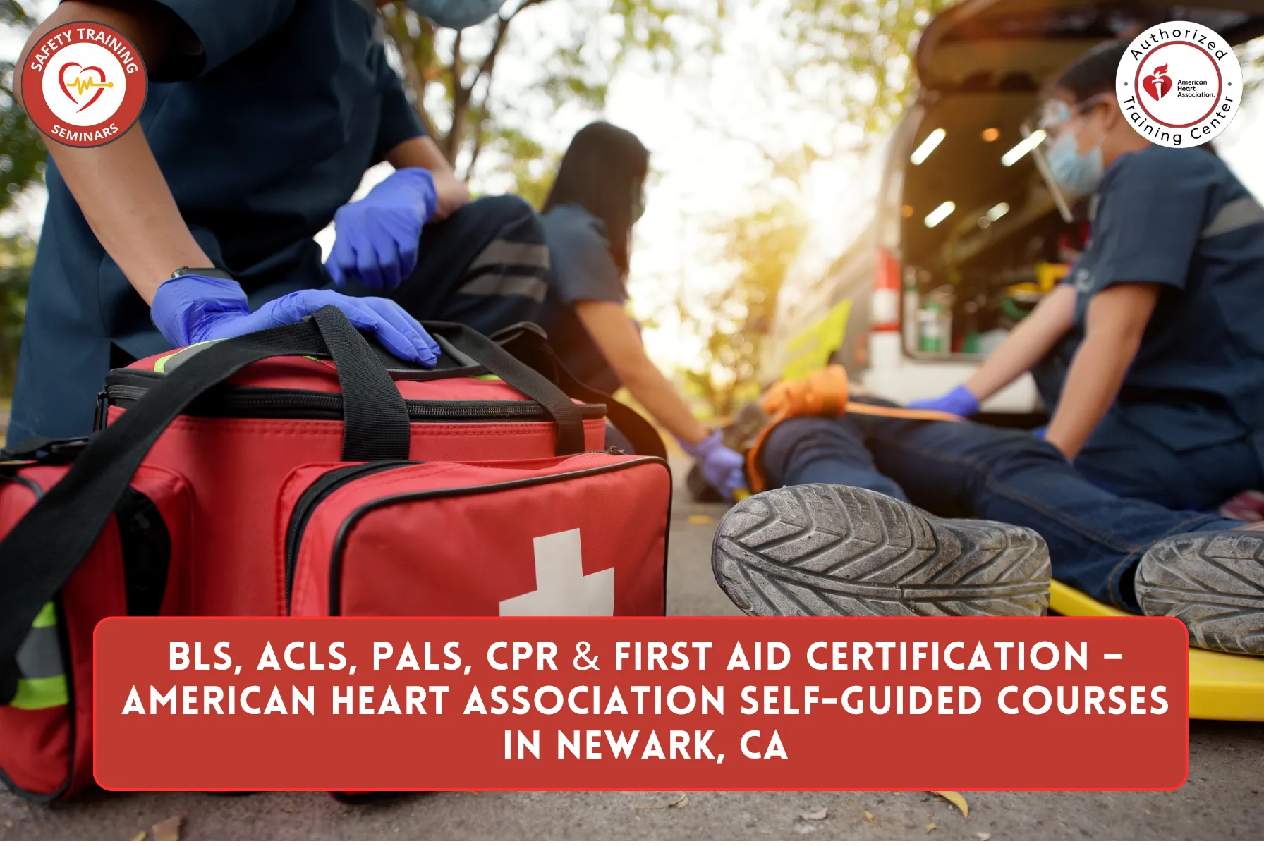 BLS, ACLS, PALS, CPR & First Aid Certification – American Heart Association Self-Guided Courses in Newark, CA